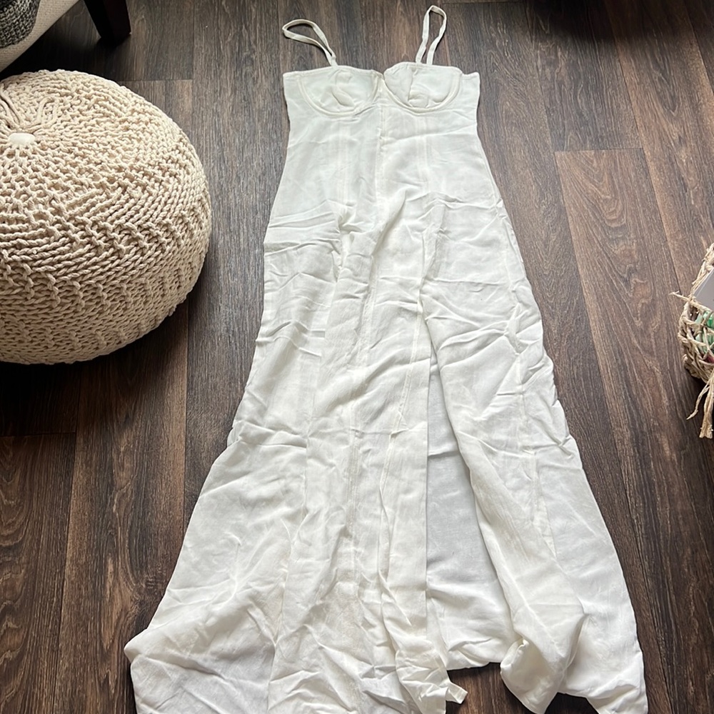 Shani Shemer Josie Wired along Dress Cream - Picture 2 of 11